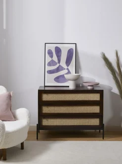 Comoda Cajonera Con Tejido Vienes Vienna