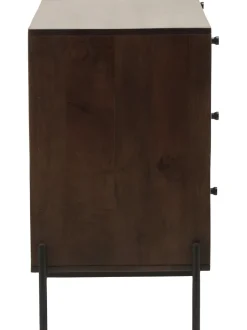 Comoda Cajonera Con Tejido Vienes Vienna