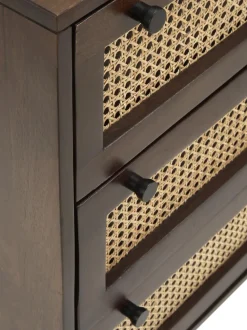 Comoda Cajonera Con Tejido Vienes Vienna