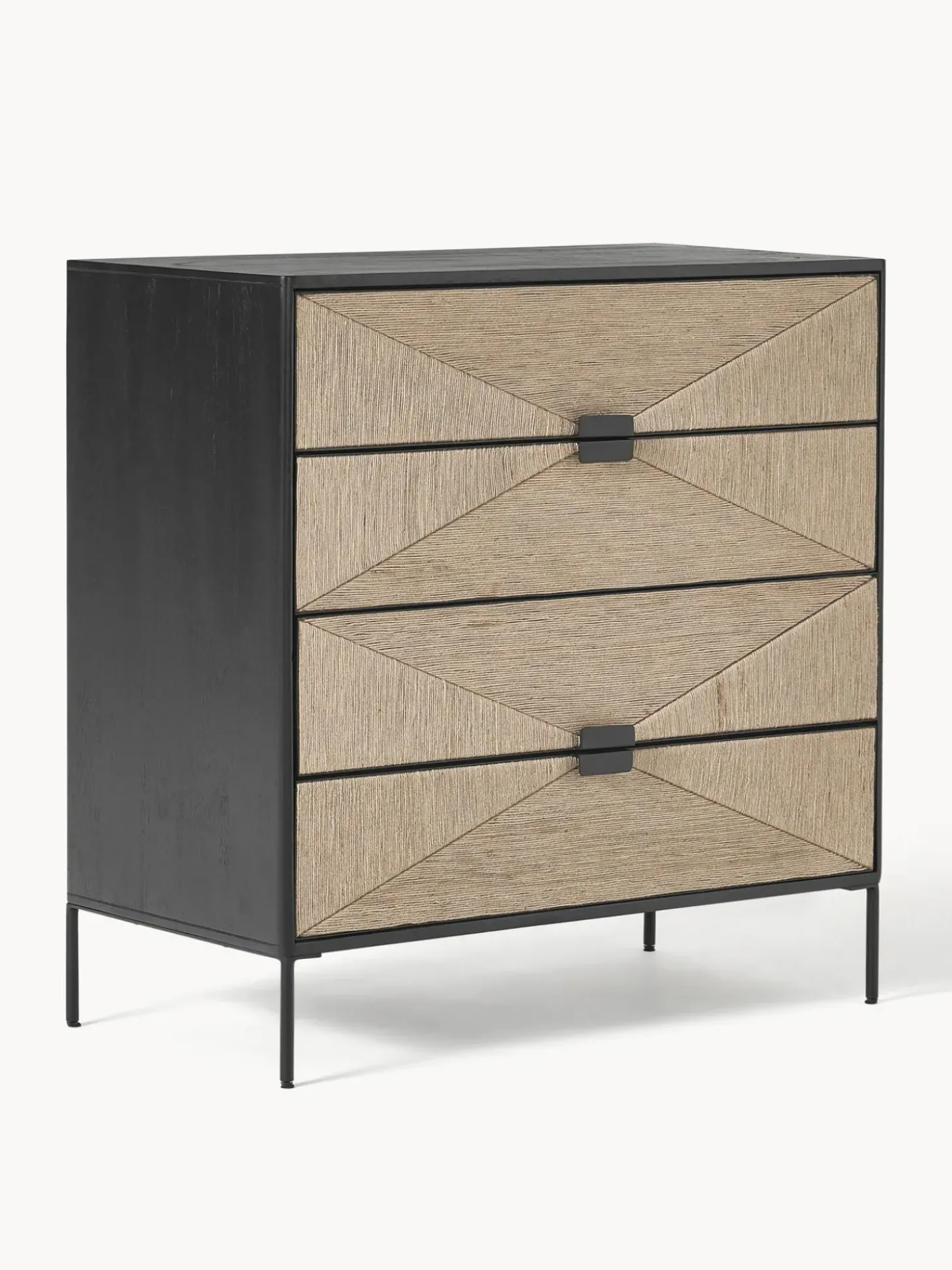 Comoda Con Cajones De Madera De Mango Maciza June