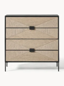 Comoda Con Cajones De Madera De Mango Maciza June