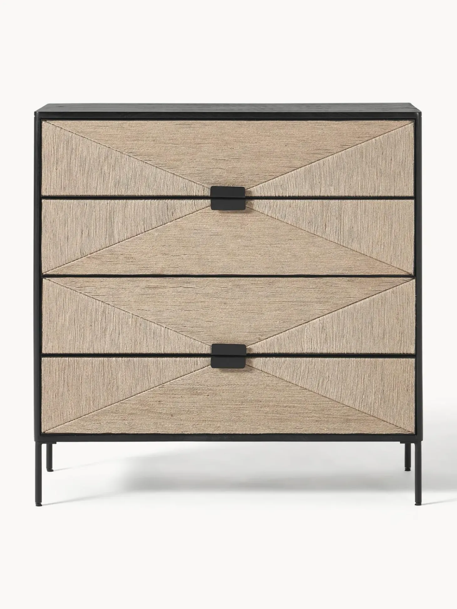 Comoda Con Cajones De Madera De Mango Maciza June