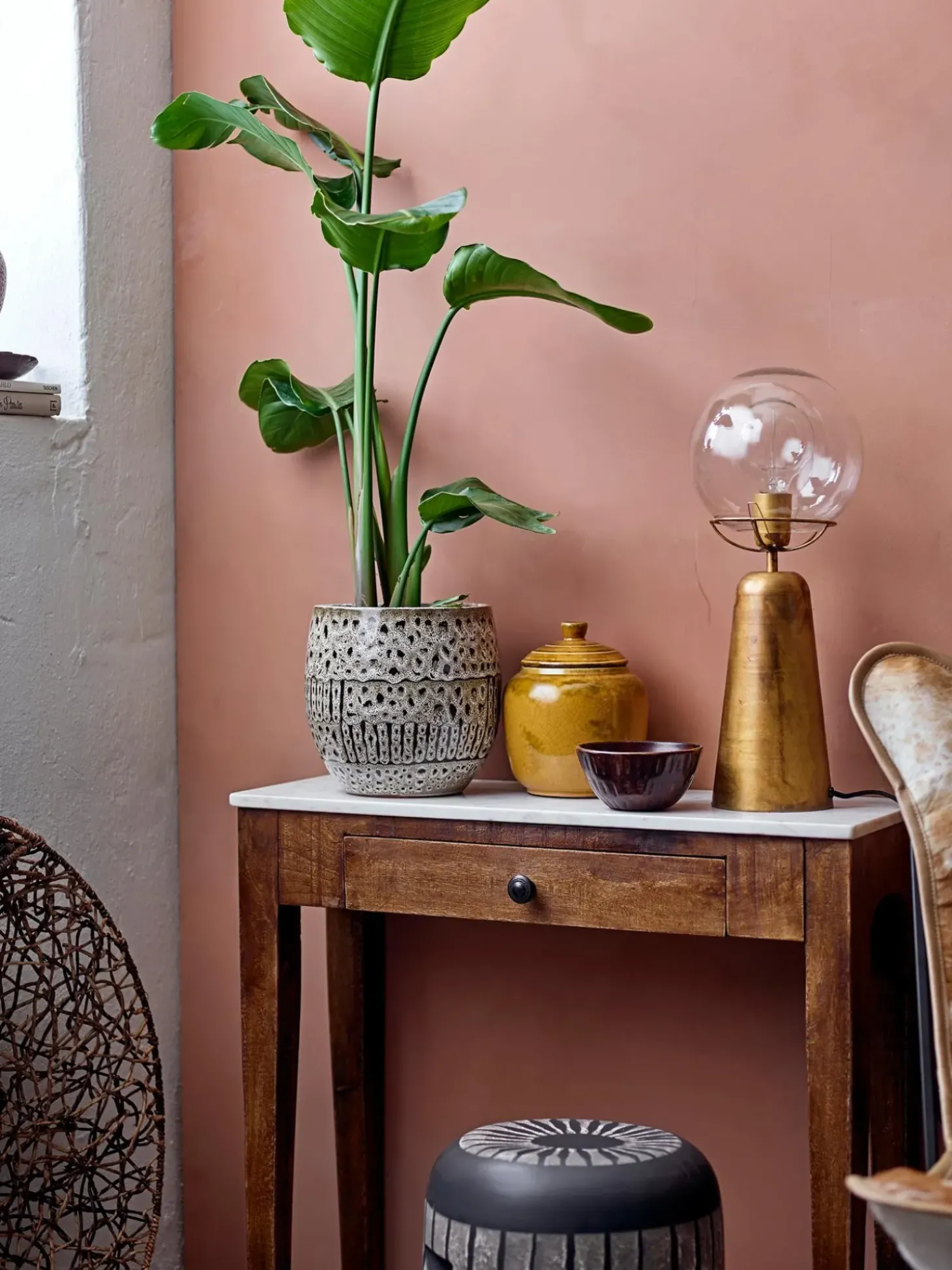 Consola Con Tablero De Marmol Hauge