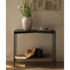 Consola De Madera De Mango Maciza June