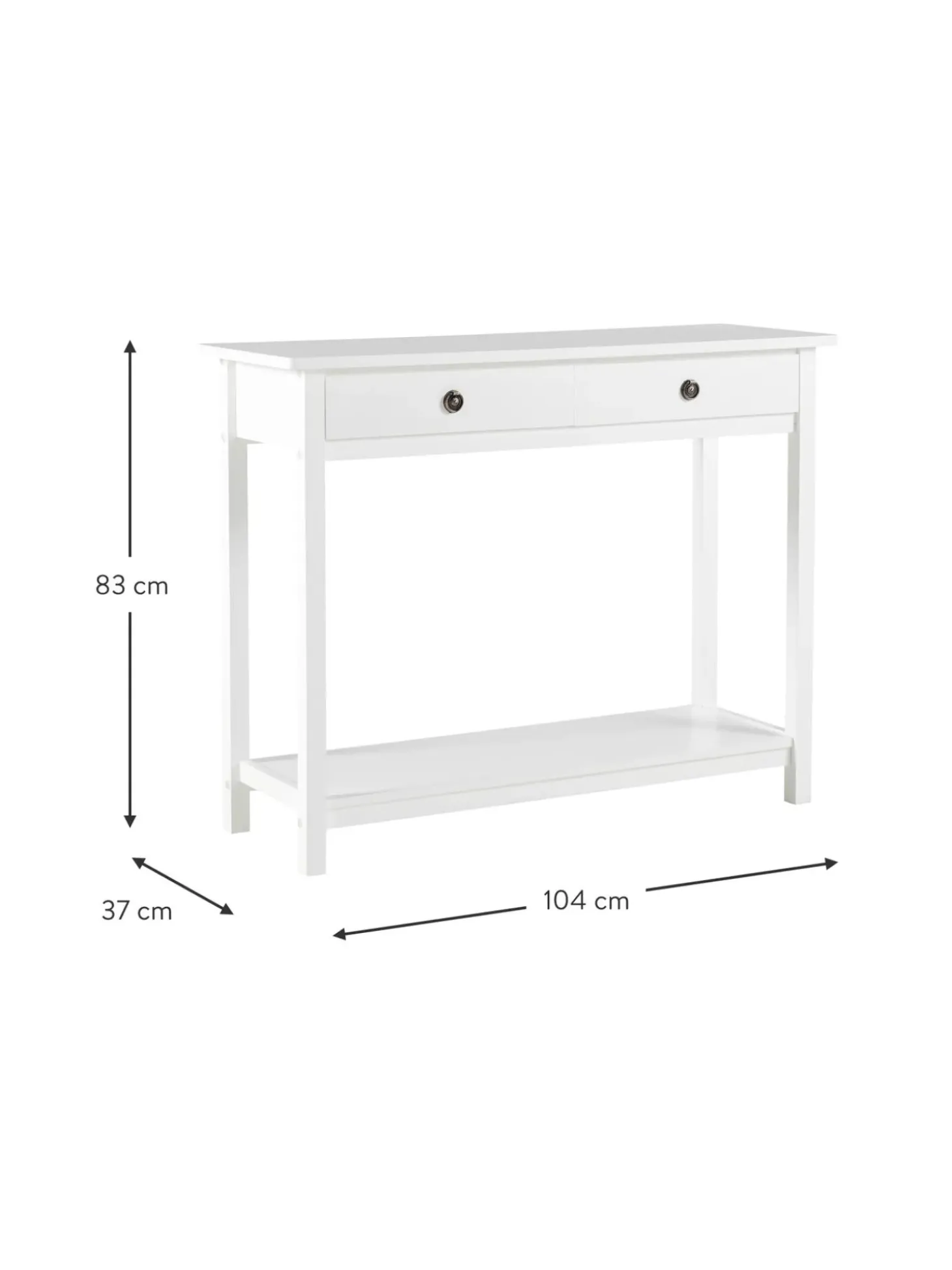 Consola De Madera De Pino Ditti