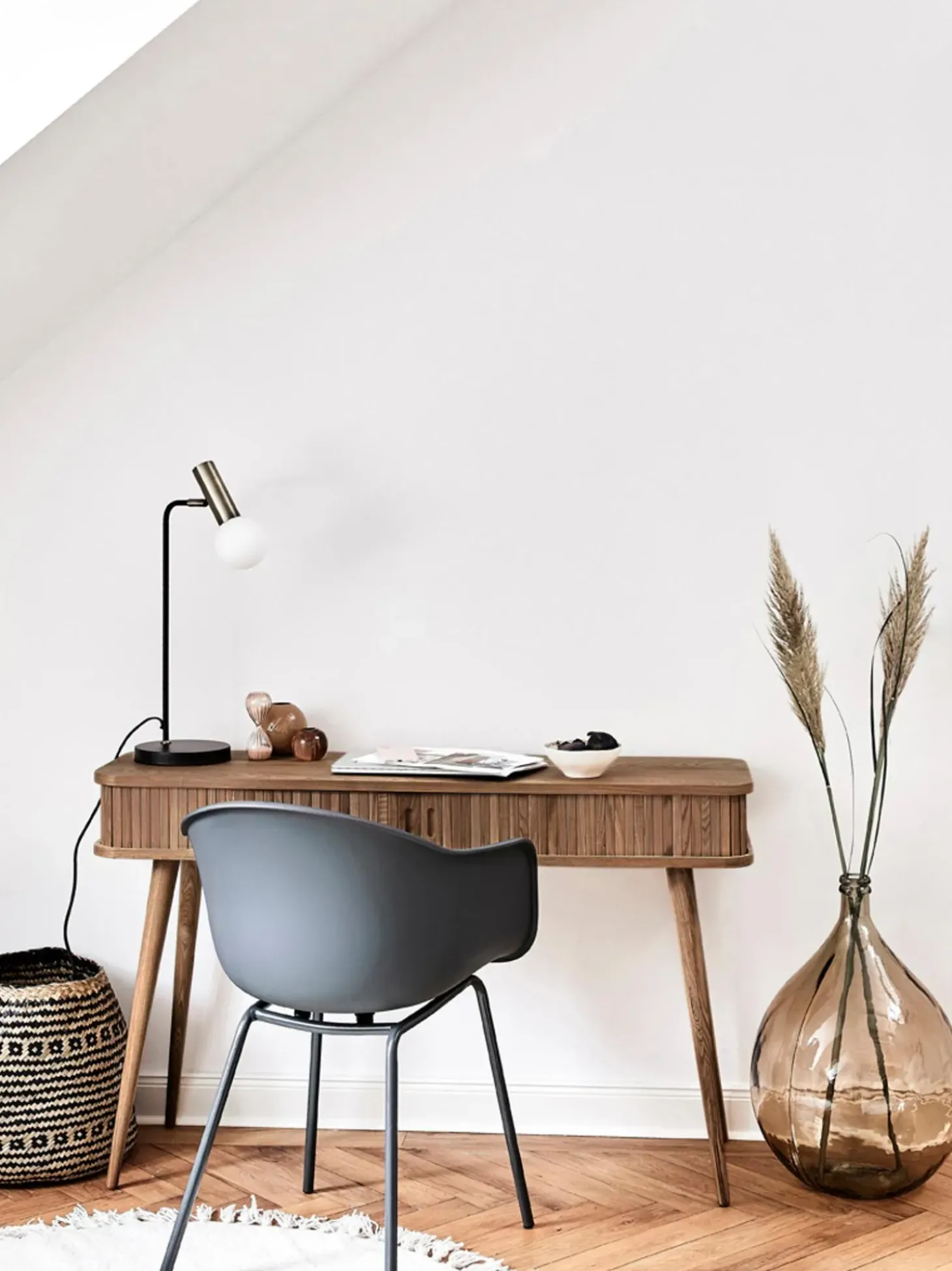 Consola De Recibidor De Madera Barbier