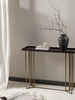 Consola De Recibidor De Madera Maciza Luca