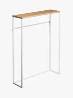 Consola Estrecha De Metal Con Ganchos Tower