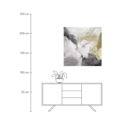 Cuadro En Lienzo Pintado A Mano Freja Secret Life