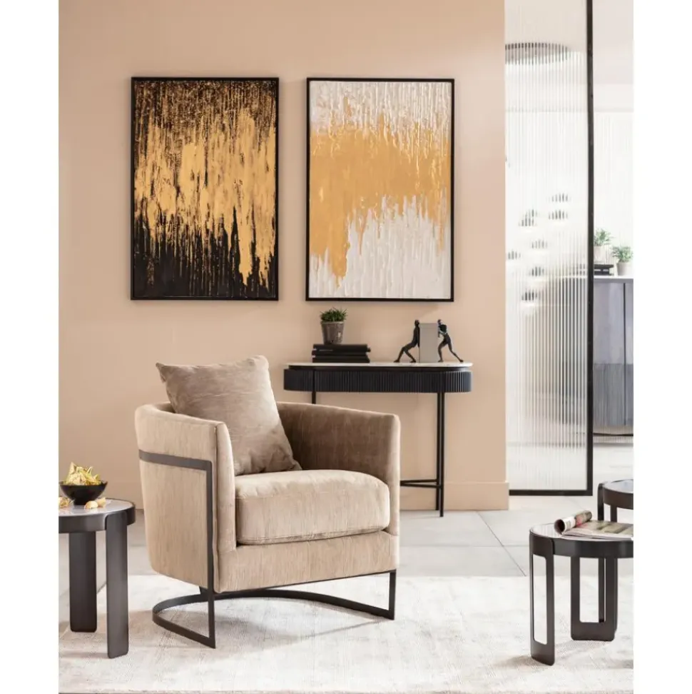 Cuadro En Lienzo Pintado A Mano Abstract