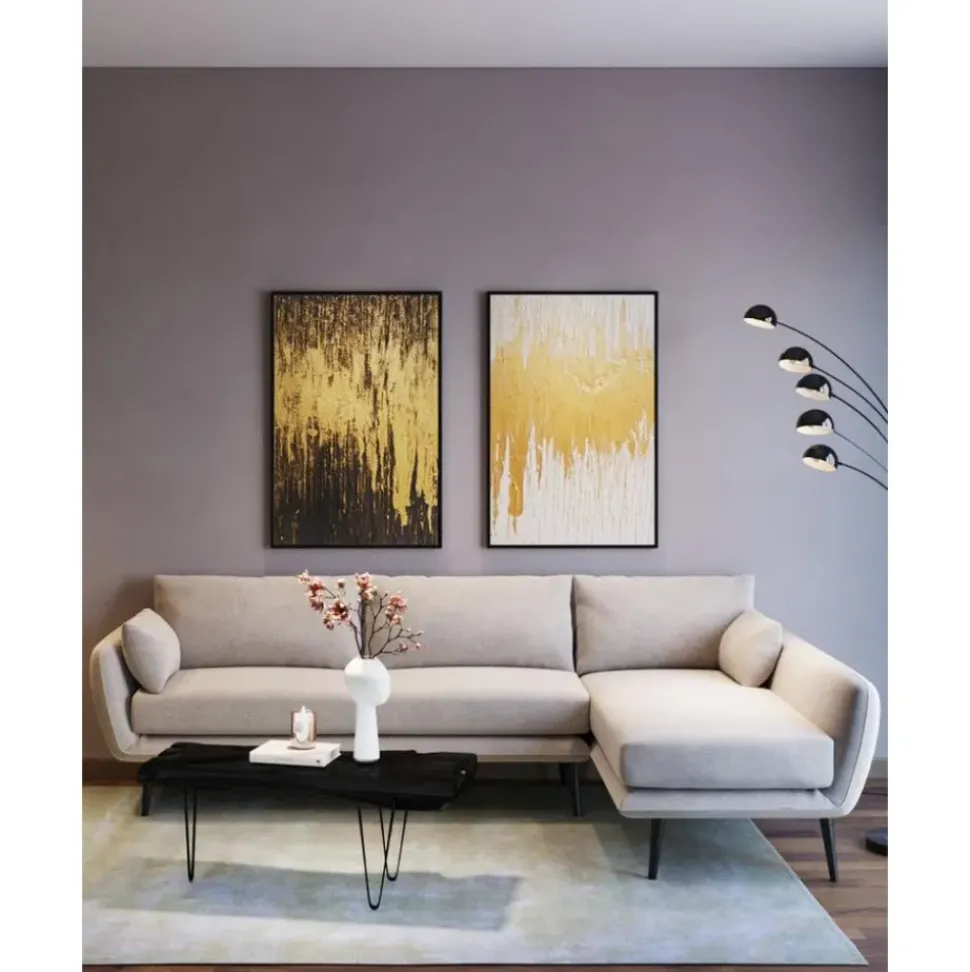 Cuadro En Lienzo Pintado A Mano Abstract