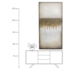 Cuadro En Lienzo Pintado A Mano Prato