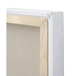 Cuadro En Lienzo Pintado A Mano Freja Blanche