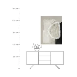 Cuadro En Lienzo Pintado A Mano White Stone