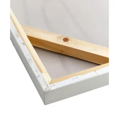 Cuadro En Lienzo Pintado A Mano Golden Blue I