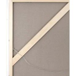 Cuadro En Lienzo Pintado A Mano Scenario, Marco De Madera