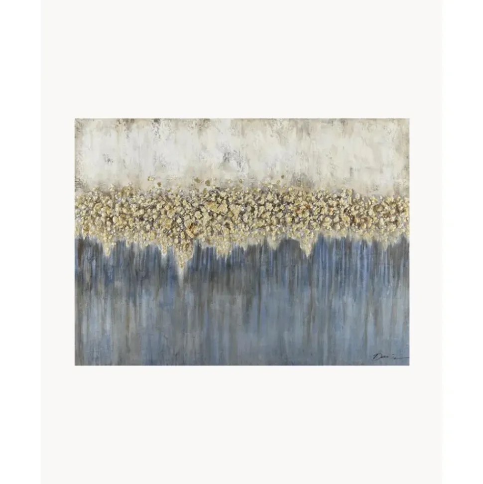 Cuadro En Lienzo Pintado A Mano Danish Arts I