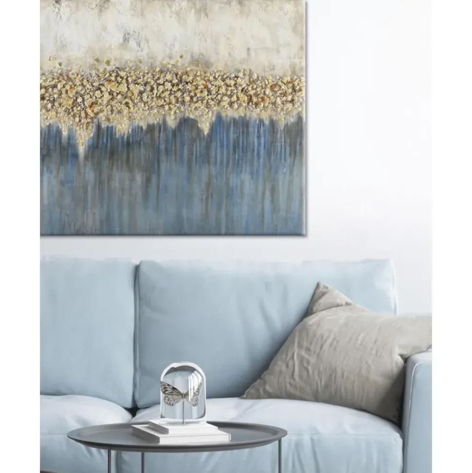 Cuadro En Lienzo Pintado A Mano Danish Arts I