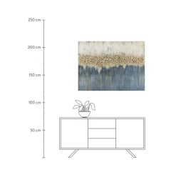 Cuadro En Lienzo Pintado A Mano Danish Arts I