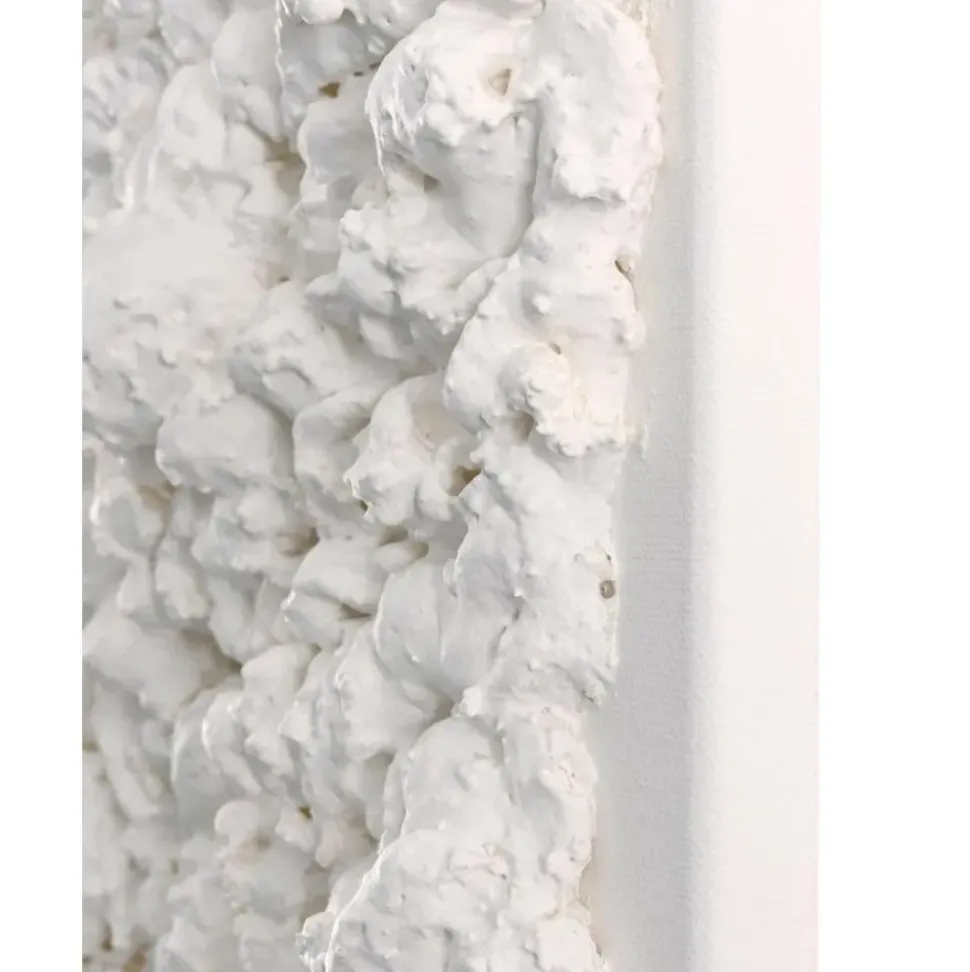 Cuadro En Lienzo Pintado A Mano En 3D Organic