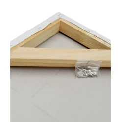 Cuadro En Lienzo Pintado A Mano Golden Blue Ii