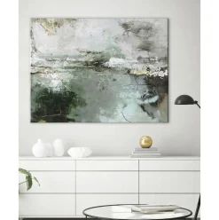 Cuadro En Lienzo Pintado A Mano Hillside