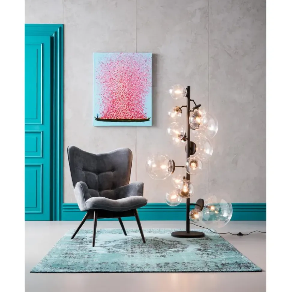 Cuadro En Lienzo Pintado Flower Boat