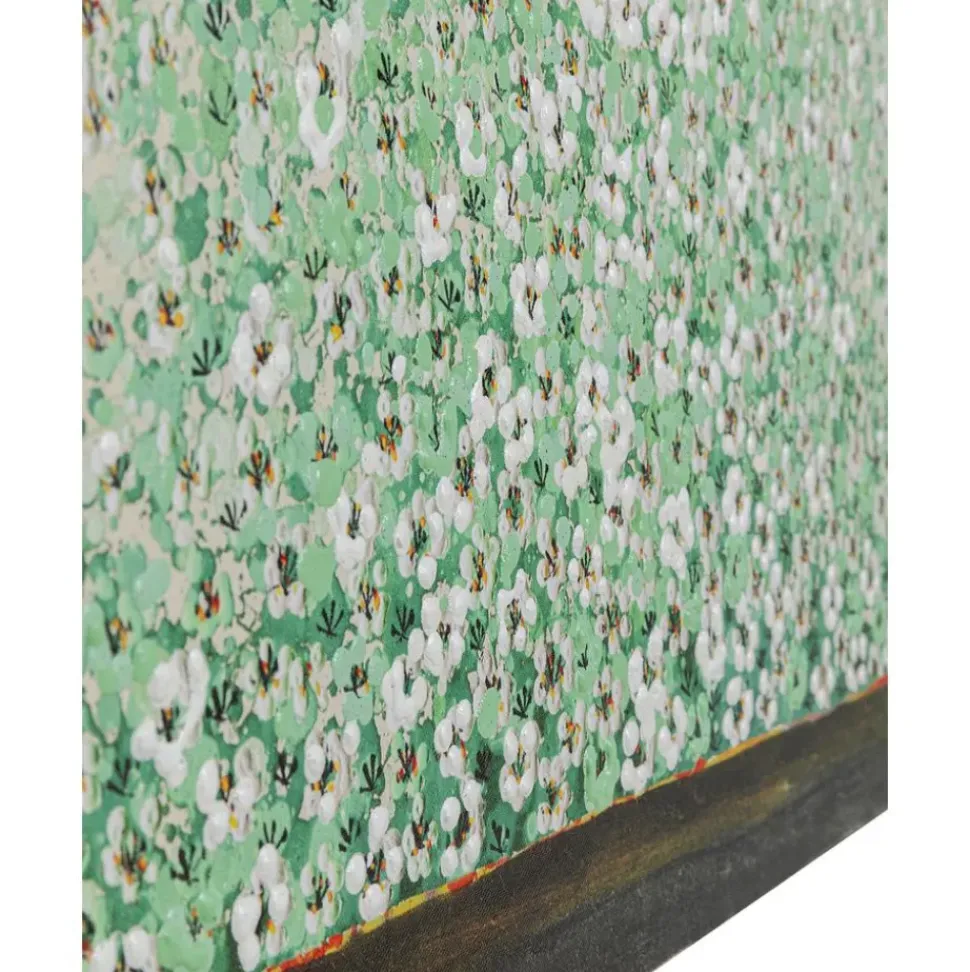 Cuadro Pintado A Mano Flower Boat