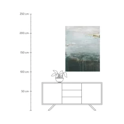 Cuadro Pintado A Mano Gradient Grace