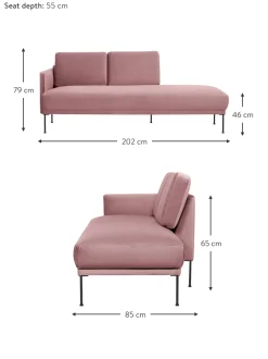 Divan De Terciopelo Fluente