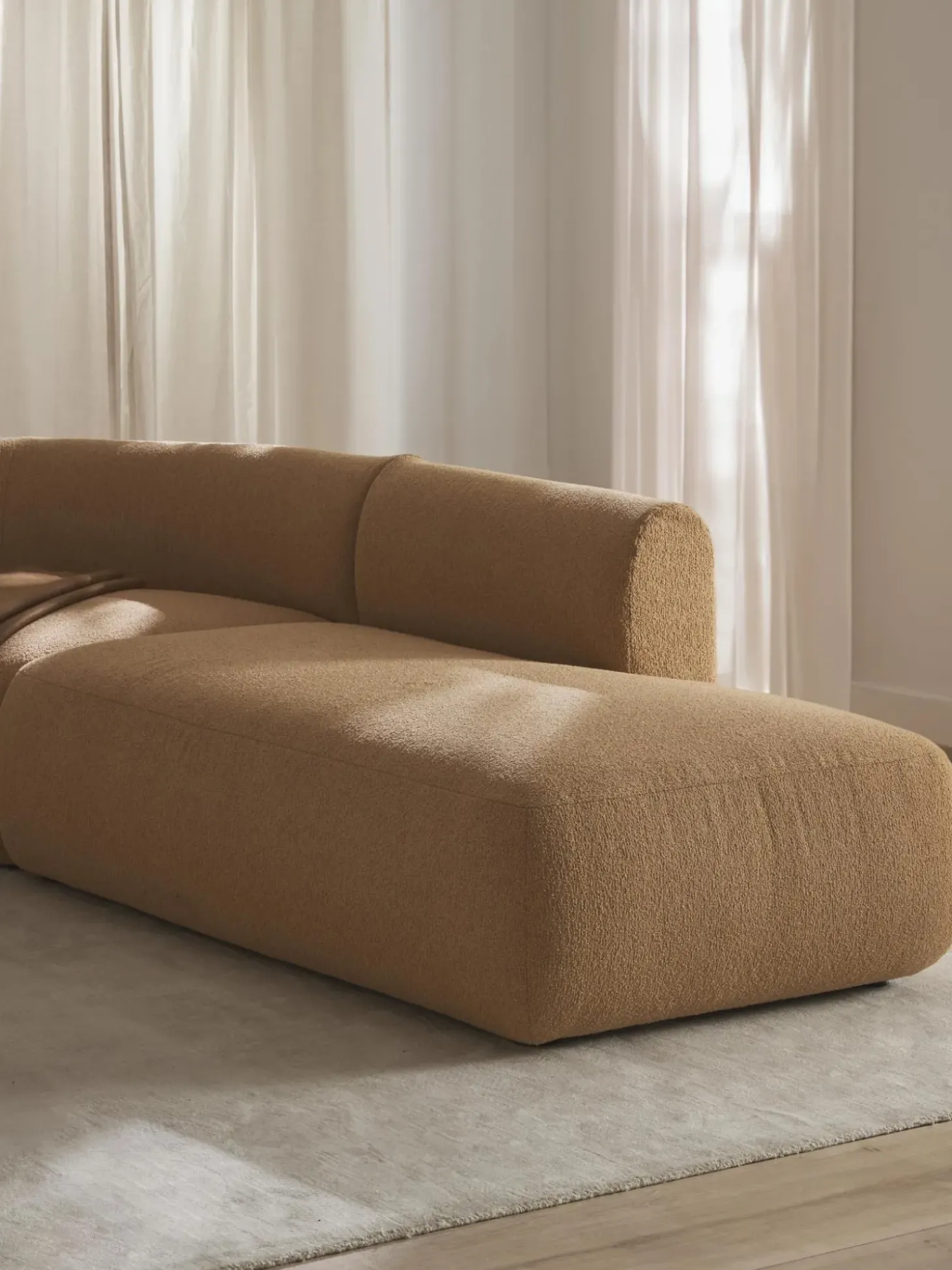 Divan Modular En Tejido Boucle Sofia