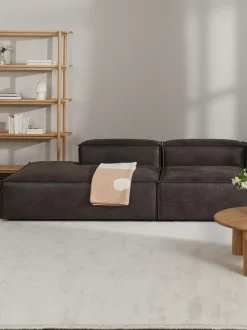 Divan Modular Grande De Cuero Reciclado Lennon