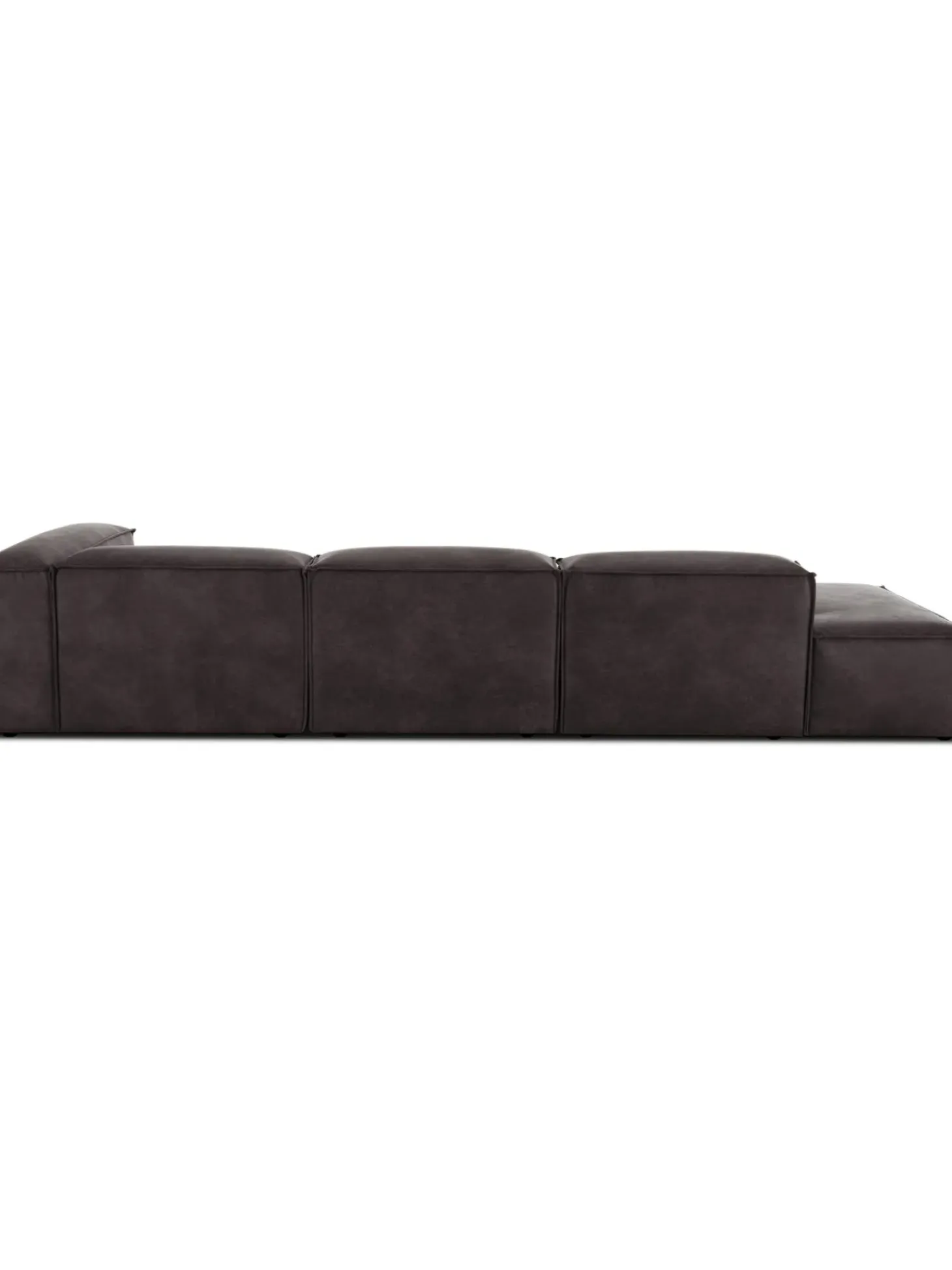 Divan Modular Grande De Cuero Reciclado Lennon