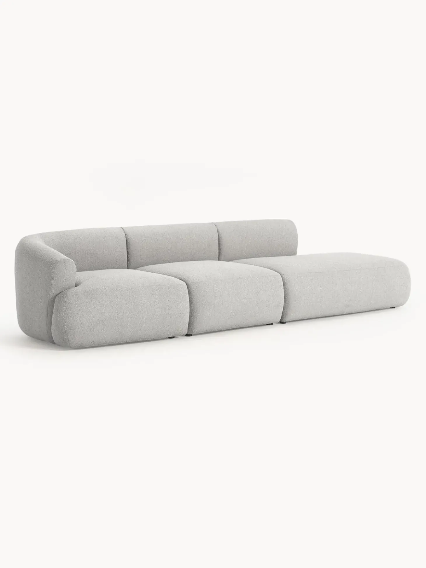 Divan Modular Grande En Tejido Boucle Sofia