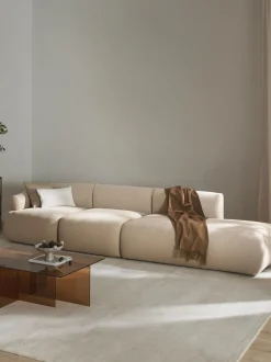 Divan Modular Grande En Tejido Boucle Sofia