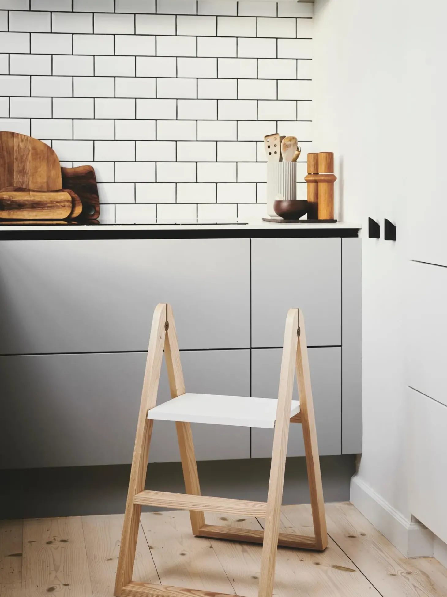 Escalera De Madera De Fresno Reech