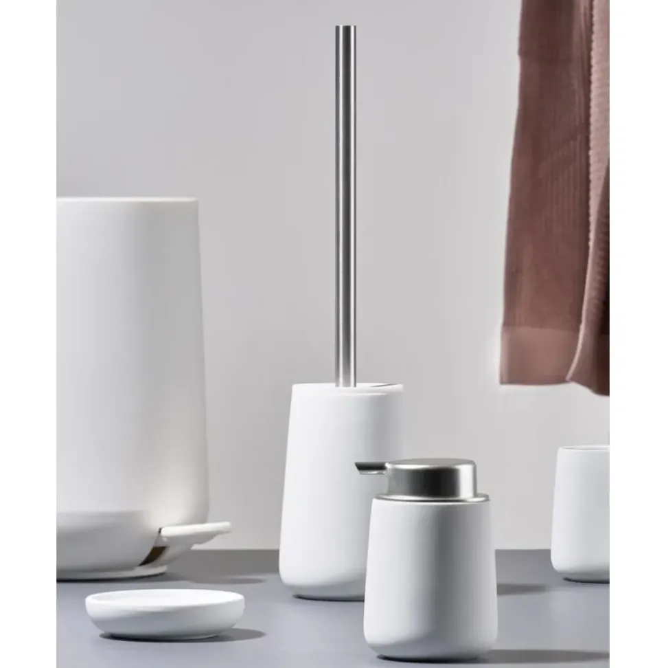 Escobilla De Bano De Porcelana Nova