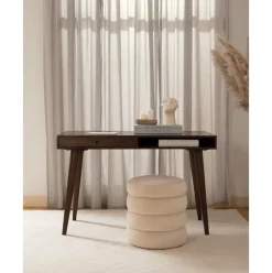 Escritorio De Madera Maciza Con Cojon Tova