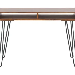 Escritorio De Madera Y Metal Repa