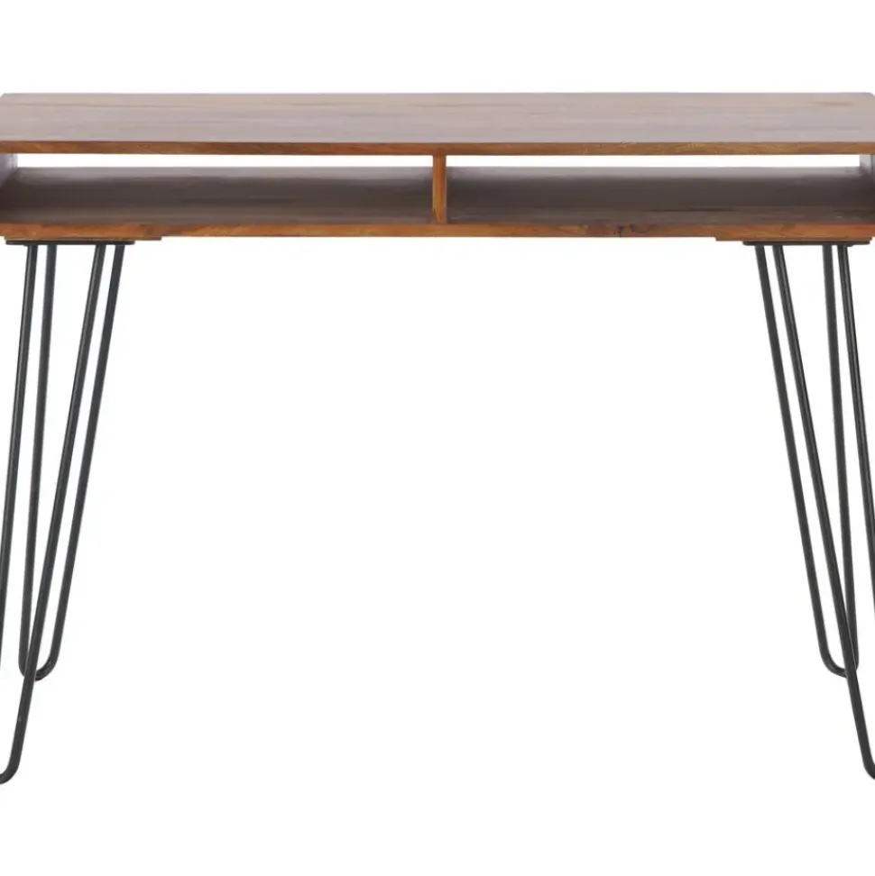 Escritorio De Madera Y Metal Repa