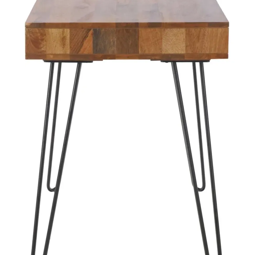 Escritorio De Madera Y Metal Repa