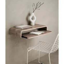 Escritorio De Pared De Madera Woodie