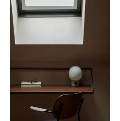 Escritorio De Pared De Madera Y Metal Rail