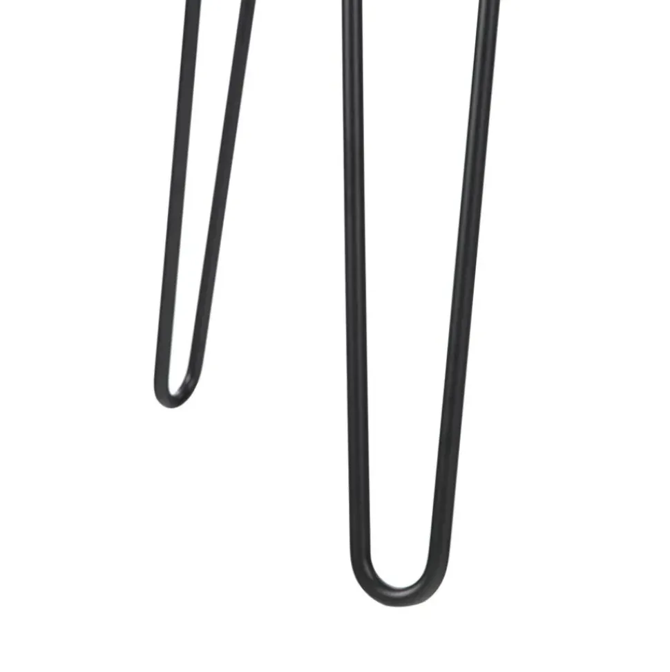 Escritorio Dea Madera Maciza Y Metal Tova