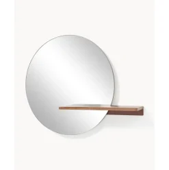 Espejo De Pared Con Estante De Madera Sandro