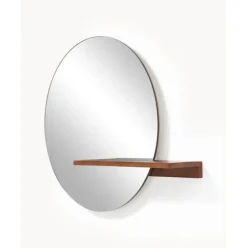 Espejo De Pared Con Estante De Madera Sandro