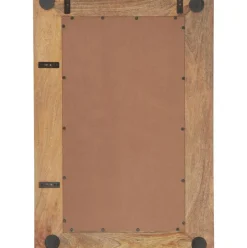 Espejo De Pared De Madera De Mango Indigo