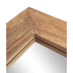 Espejo De Pared De Madera De Mango Indigo