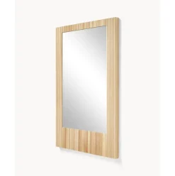 Espejo De Pared De Madera De Abedul Nele