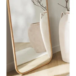 Espejo De Pared De Madera Levan